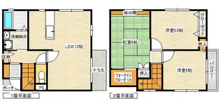 広島県広島市佐伯区八幡東4【一戸建】の間取り
