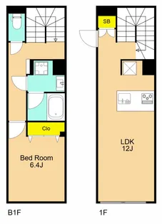 LEGALAND大井町【1階】の間取り