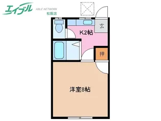 プラザイン21【3階】の間取り