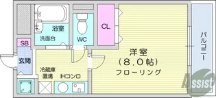 マイプレイス宝蔵院【6階】の間取り