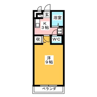 ガイア【3階】の間取り