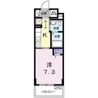 リヴェール【4階】の間取り