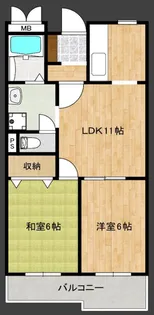 マインドパレス須磨浦【2階】の間取り