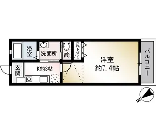 Porte Bonheur【2階】の間取り