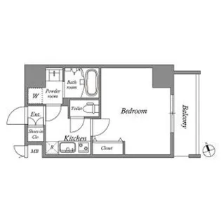 レジデンシア泉I【2階】の間取り