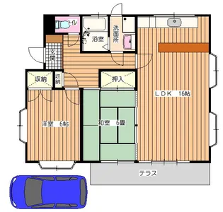 ノール国立【1階】の間取り