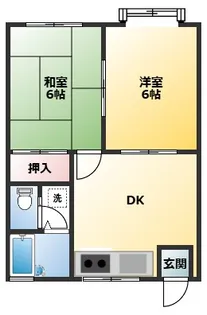 久里浜海岸ハウス【1階】の間取り