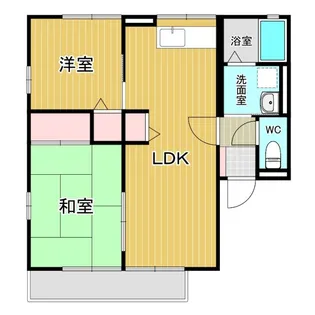 シティハイム手倉田【2階】の間取り