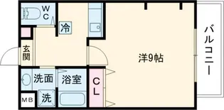 ジーイートワ【2階】の間取り
