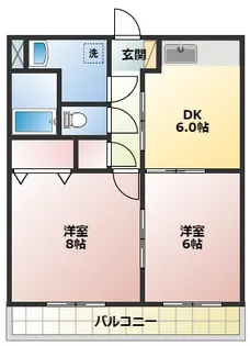 リアライズ掛川II【3階】の間取り