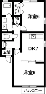 愛知県名古屋市港区小碓4【アパート】の間取り
