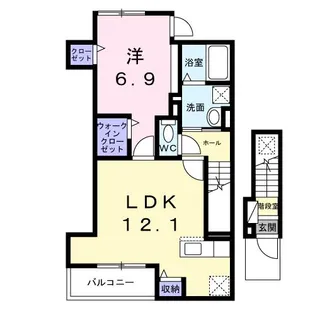 マーレ長崎【2階】の間取り