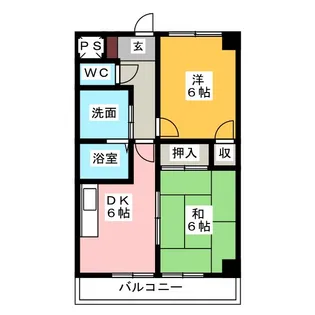 メゾン丸万【2階】の間取り
