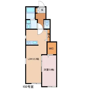 カーム宮久保A【1階】の間取り