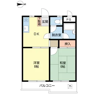IVYスクウェアー【1階】の間取り