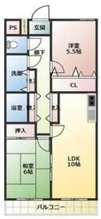ロイヤルメゾンIV【3階】の間取り