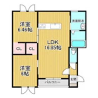 PETA FRAIF【1階】の間取り