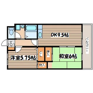 クリスタルテラス【3階】の間取り