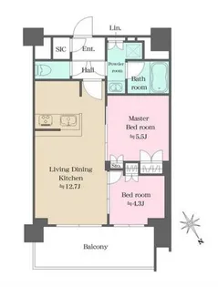 東京都江東区佐賀2【マンション】の間取り