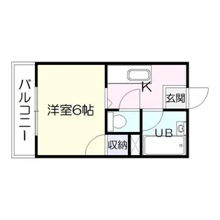 トミーズマンション【2階】の間取り