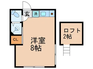 グリ-ンウッズ【2階】の間取り