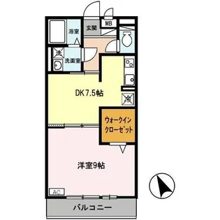 サンテ・レザンジュ B棟【2階】の間取り