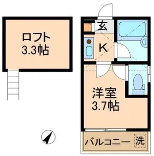 メゾン・ド・ブラン平和台【2階】の間取り
