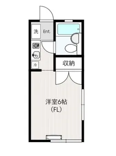 サンハイツ【1階】の間取り