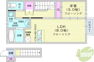 BAU・FB【2階】の間取り
