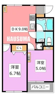 ウエルネス駒込【3階】の間取り