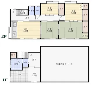 佐賀県伊万里市二里町大里甲【一戸建】の間取り