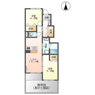 カーサ・グレーシア【1階】の間取り