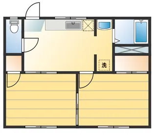 神奈川県横浜市鶴見区矢向6【アパート】の間取り