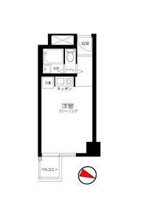 ソフトタウン赤坂【4階】の間取り