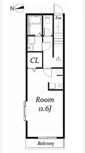 パティオ赤坂【2階】の間取り