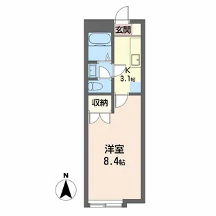 シェロファーム【1階】の間取り