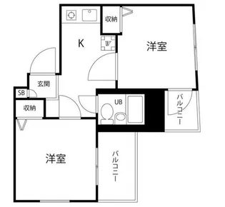 T’s garden蓮根II【3階】の間取り