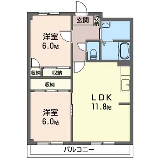 サープラス A【1階】の間取り