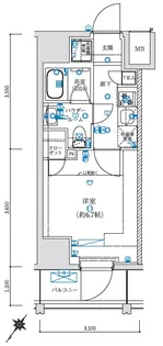 1Kの間取り画像