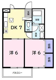 リヴィエールI【1階】の間取り