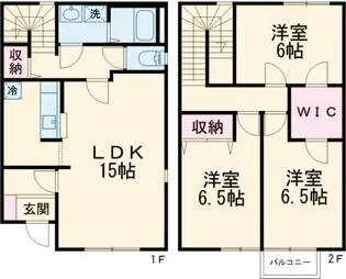 京都府木津川市梅美台7【一戸建】の間取り