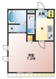 ハイネス新江古田【1階】の間取り