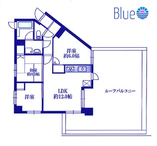 ロワール横濱鶴見【6階】の間取り