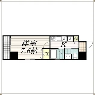 ウィルテラス千葉中央【9階】の間取り