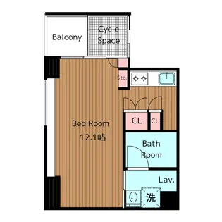 東京都世田谷区上馬4【マンション】の間取り