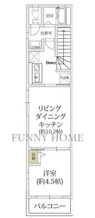 アステージ経堂【2階】の間取り