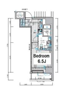 メインステージ入谷II【8階】の間取り