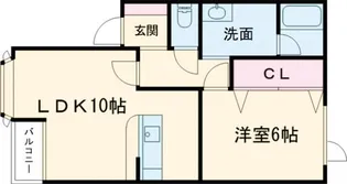 ルフージュI【2階】の間取り