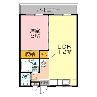 ラビットハウス YOU【2階】の間取り