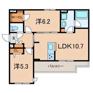 シャーメゾン南大塚【2階】の間取り